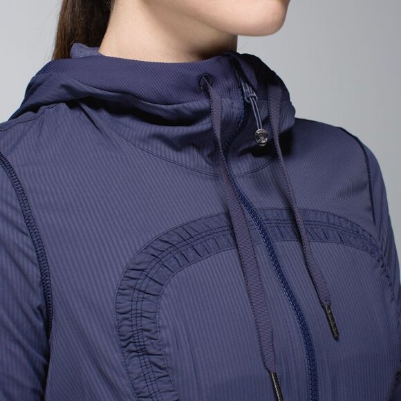 Lululemon Dance Studio Jacket III Cadet Blue- Athletic Full Zip Jacket-Size 4 - Picture 5 of 16